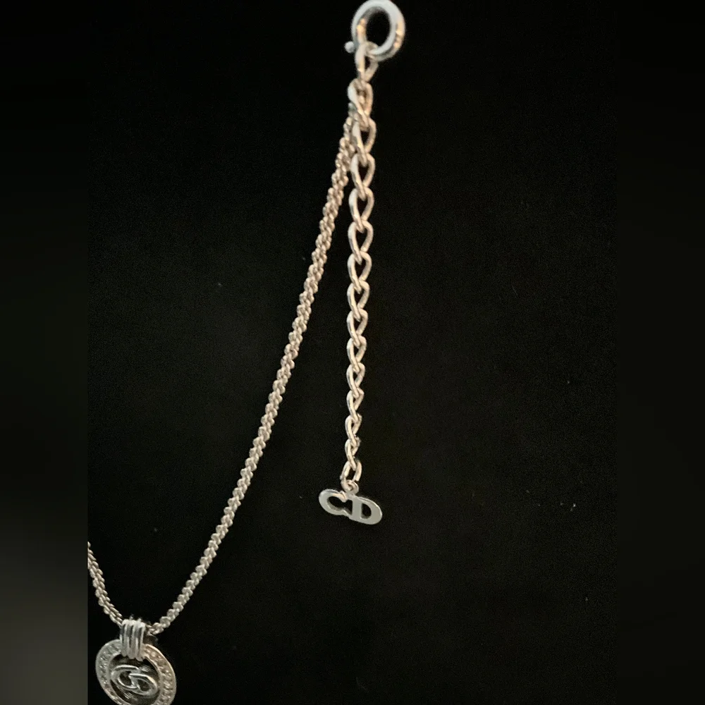 Christain Dior Sterling Silver Necklace - Picture 6 of 9